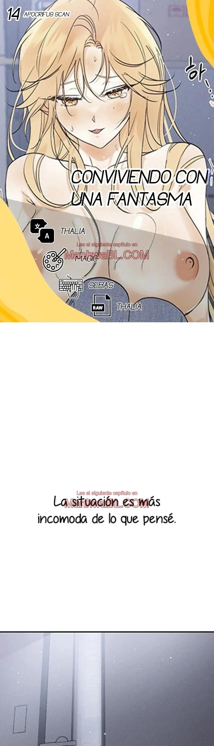 Conviviendo con un fantasma - Capítulo 14 manhwa