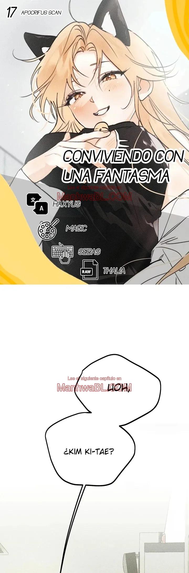 Conviviendo con un fantasma - Capítulo 17 manhwa