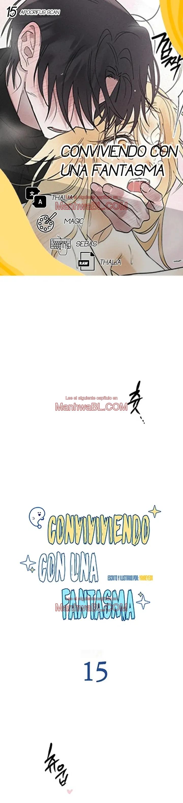 Conviviendo con un fantasma - Capítulo 15 manhwa