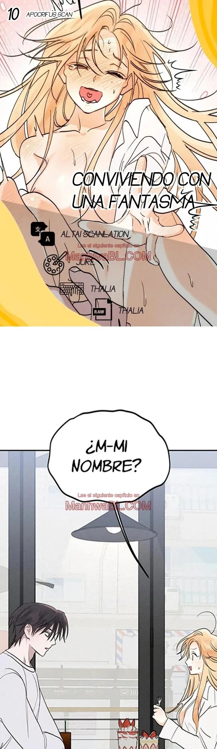 Conviviendo con un fantasma - Capítulo 10 manhwa