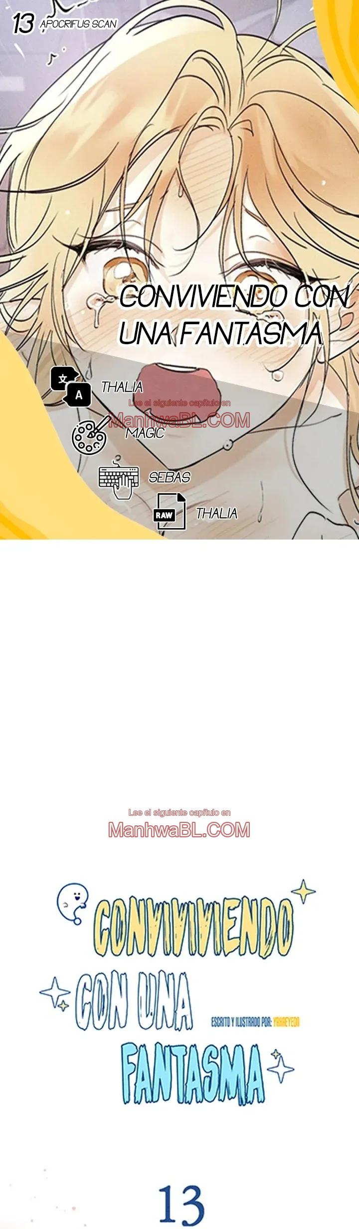 Conviviendo con un fantasma - Capítulo 13 manhwa