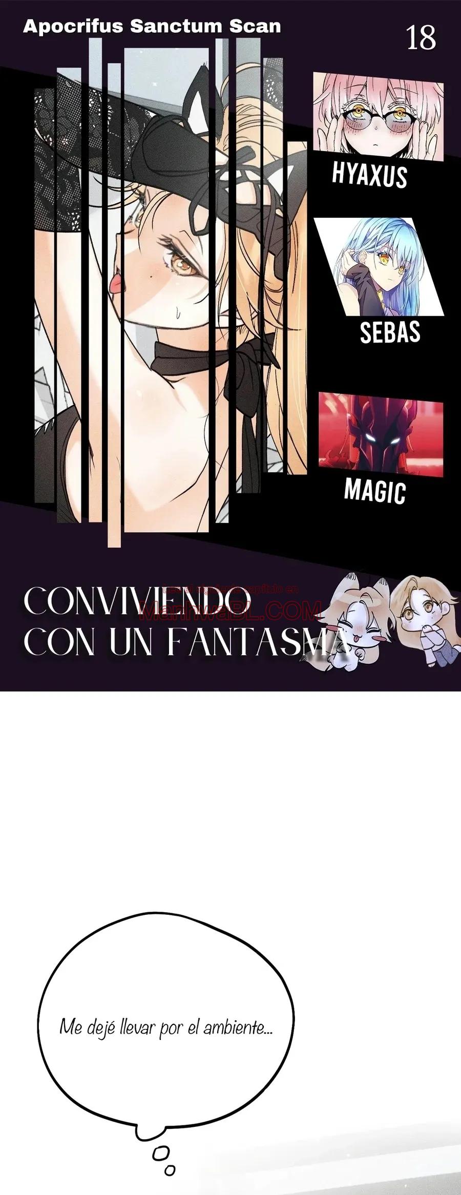 Conviviendo con un fantasma - Capítulo 18 manhwa