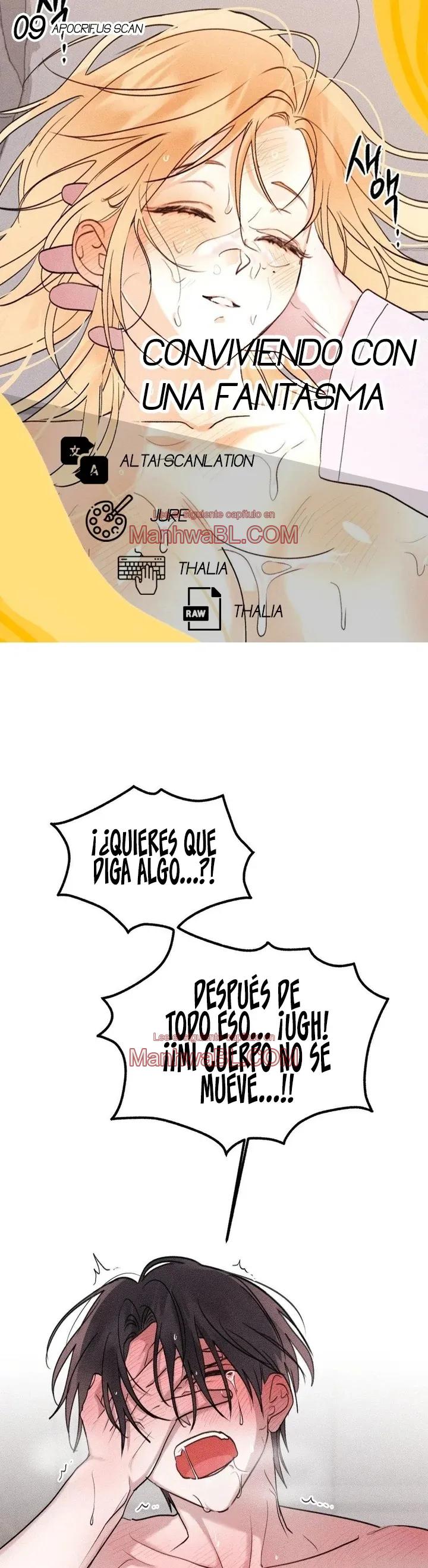 Conviviendo con un fantasma - Capítulo 9 manhwa