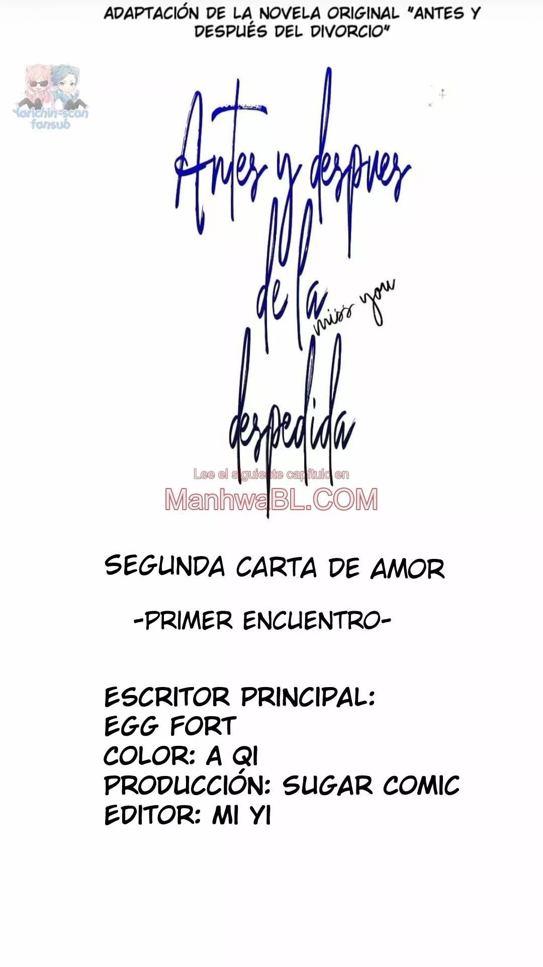Antes y después del adiós - Capítulo 2 manhwa