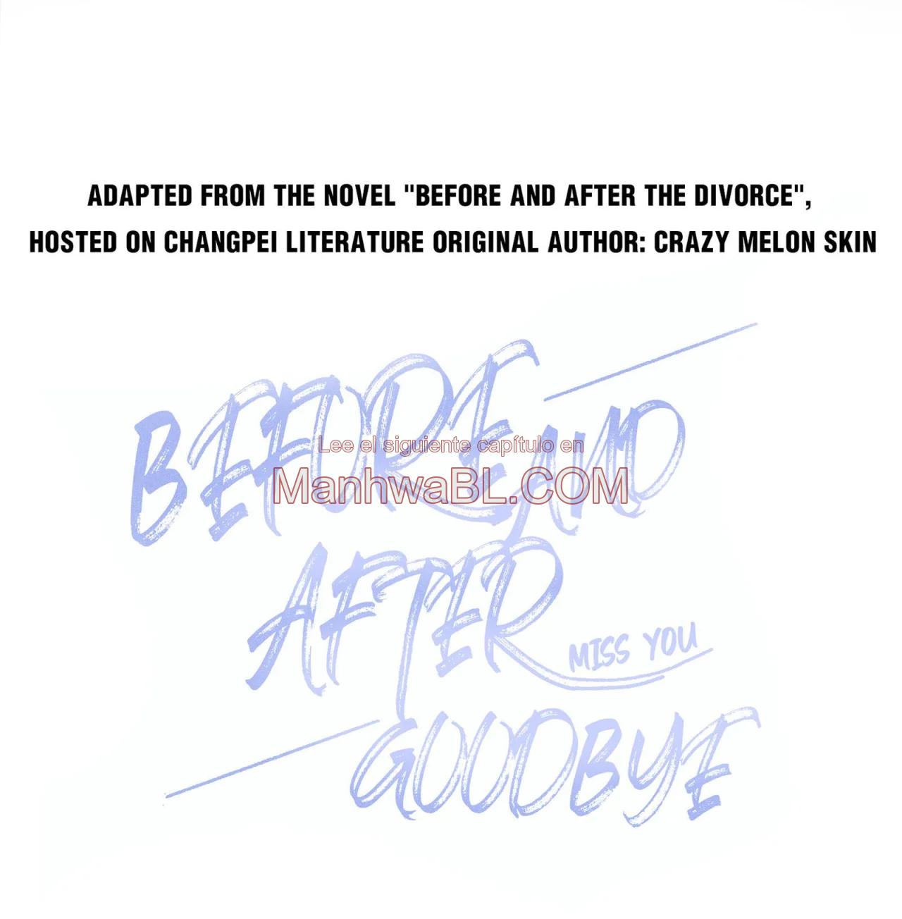 Antes y después del adiós - Capítulo 80 manhwa