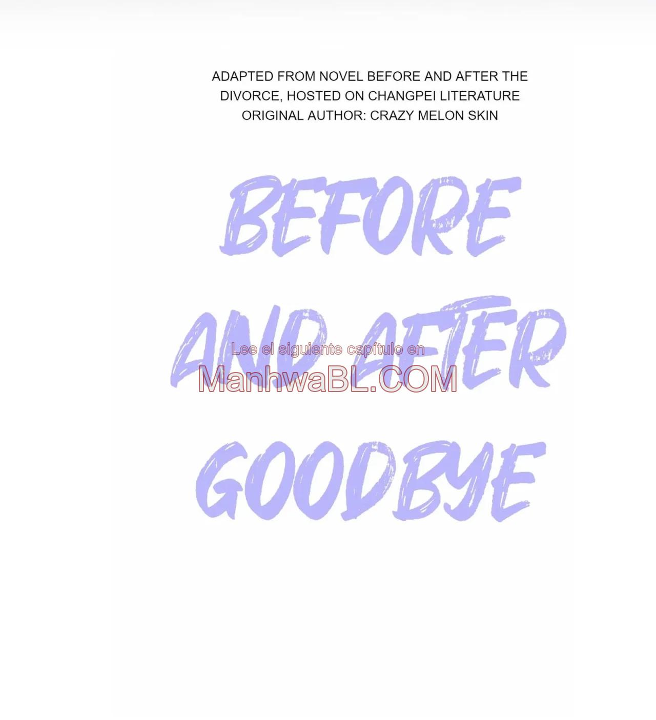Antes y después del adiós - Capítulo 86 manhwa