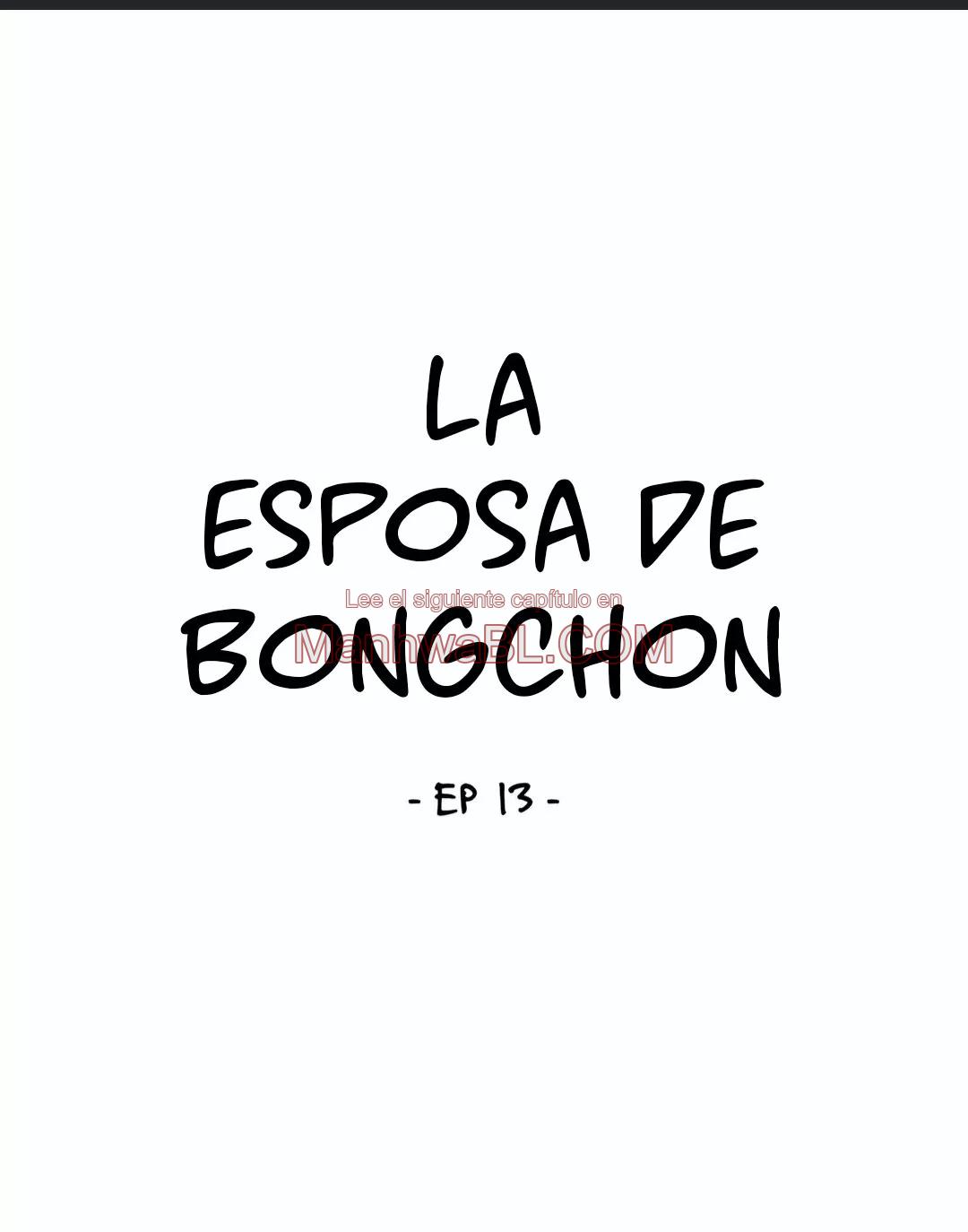La esposa de Bongchon - Capítulo 13 manhwa