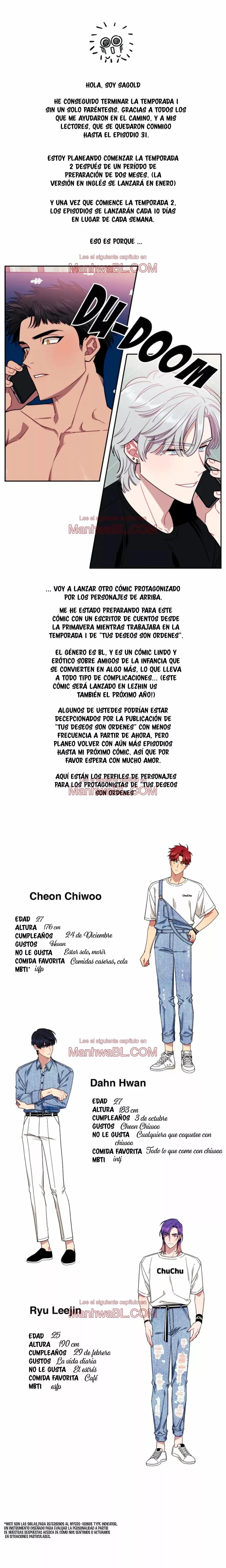 ¡Tus deseos son ordenes! - Capítulo 31.5 manhwa