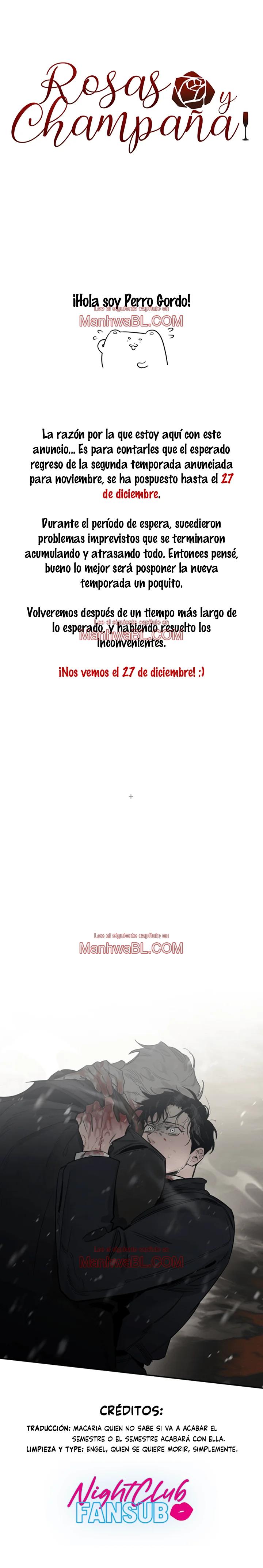 Rosas y Champaña - Capítulo 74.55 manhwa