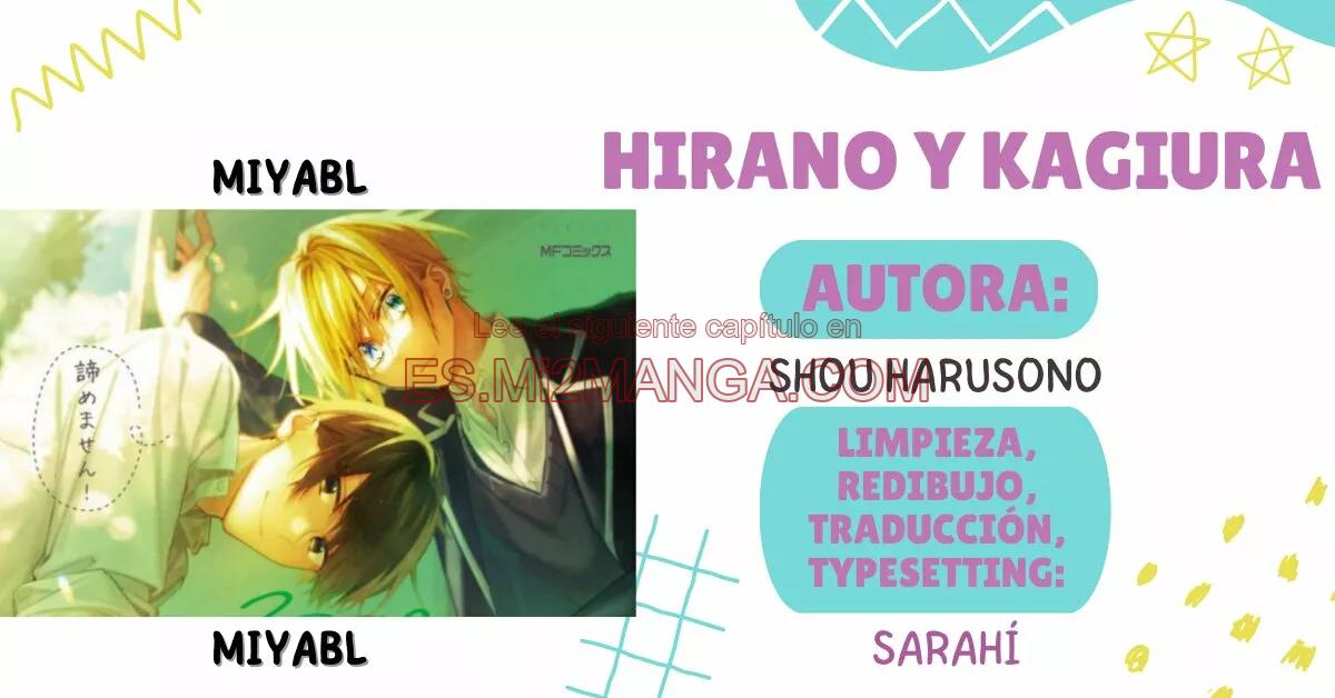 Manhwa BL Español – Leer Yaoi Online Gratis en es.mi2manga.com Hirano y Kagiura - Capítulo 16.7 manhwa