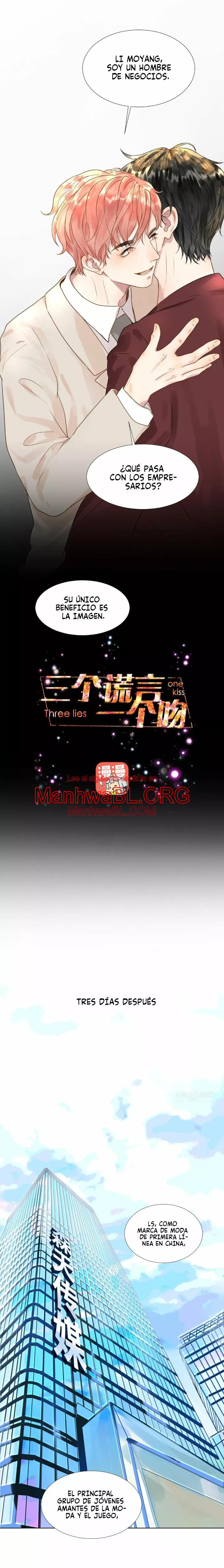 Tres mentiras y un beso - Capítulo 4 manhwa