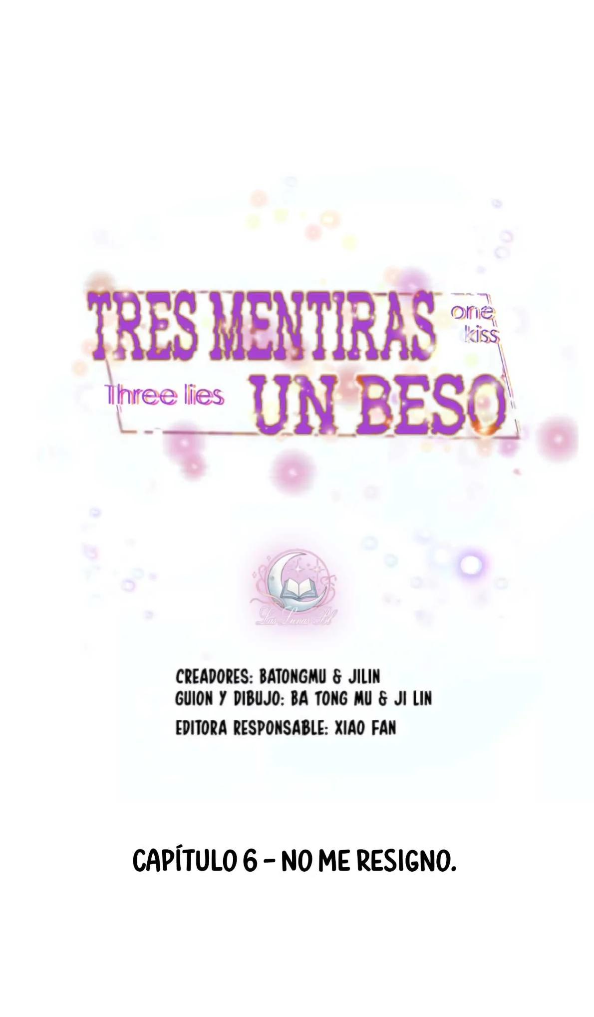 Tres mentiras y un beso - Capítulo 6 manhwa
