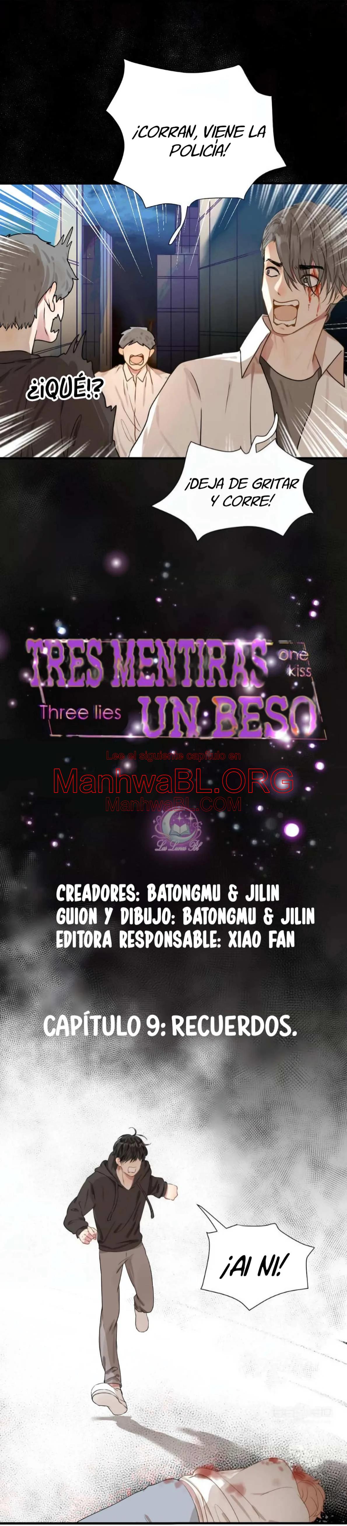 Tres mentiras y un beso - Capítulo 9 manhwa