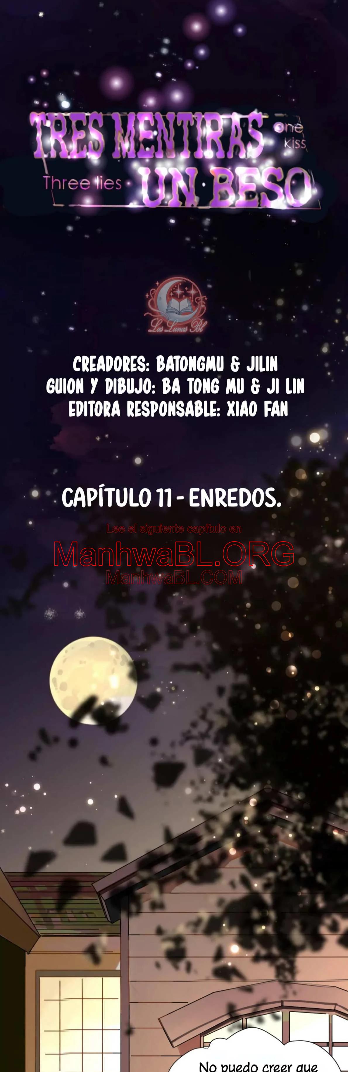 Tres mentiras y un beso - Capítulo 11 manhwa